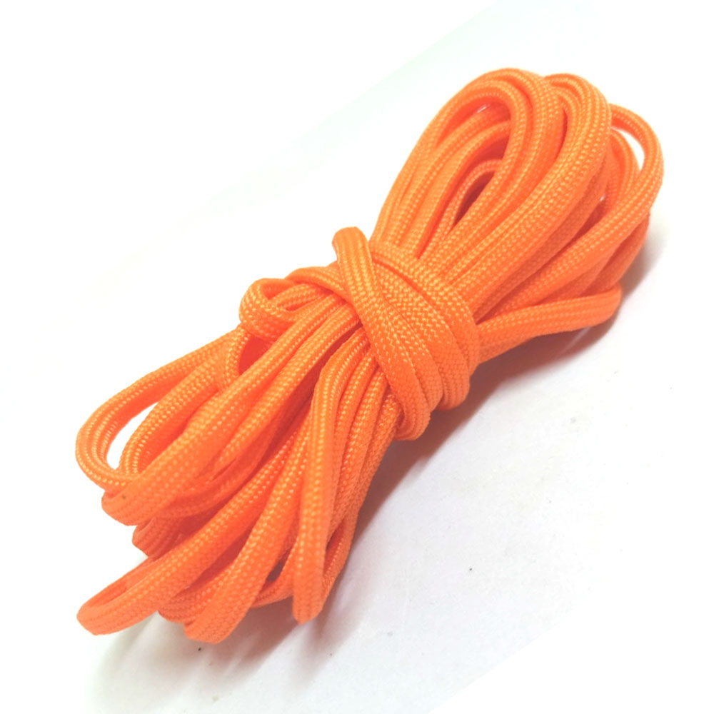 Round Braid, 4mm, Bright Orange