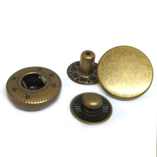 Press Stud 12.5mm Antique Brass