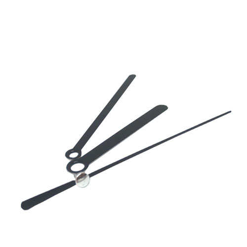 Clock set of hands - Plain - Black (Excluding movement)