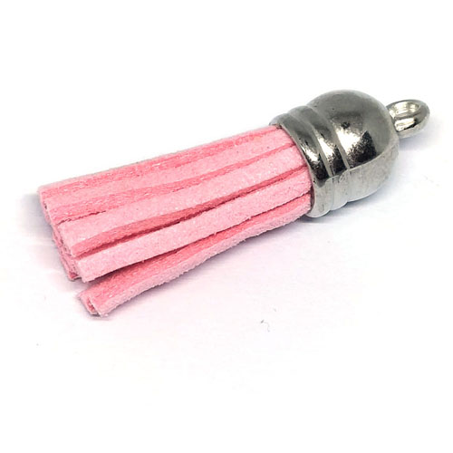 Tassel Candy Pink with Silver cap