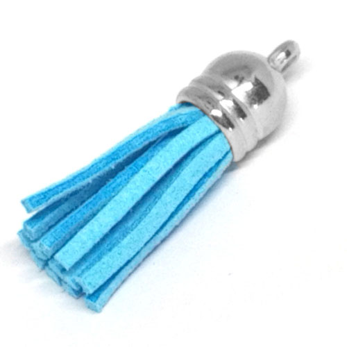 Tassel Sky-Blue with Silver cap