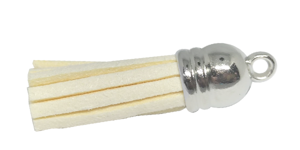 Tassel Cream with Silver cap