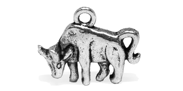 Charm, 5 Identical Buffalo charms