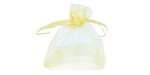 Organza bag, 90x120mm, Gold